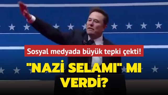 Sosyal medyada byk tepki ekti! Elon Musk 'Nazi selam' m verdi?