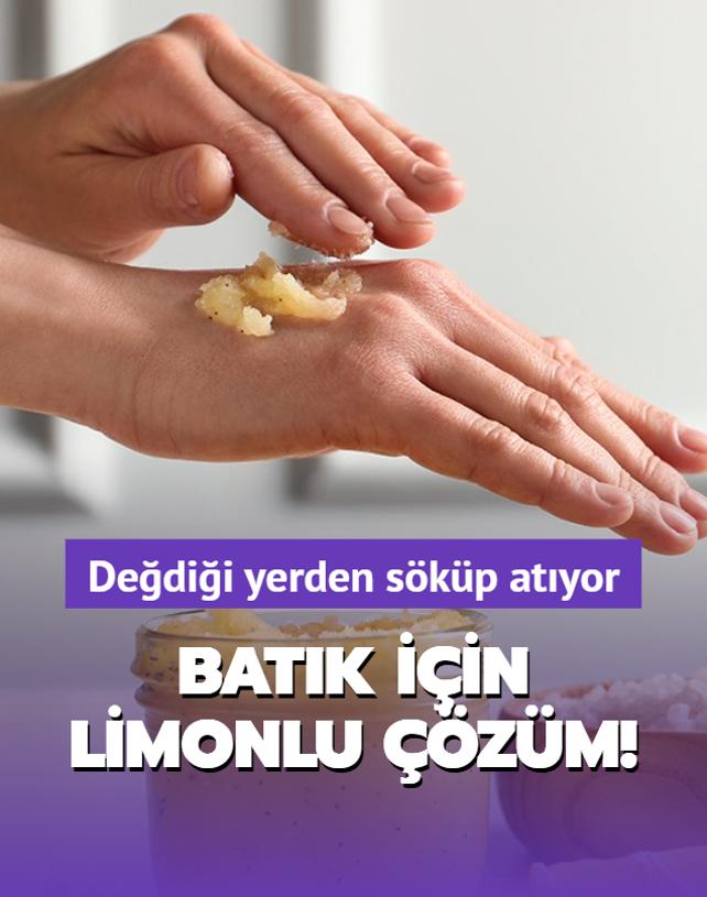 Batk iin limonlu zm! Dedii yerden skp atyor