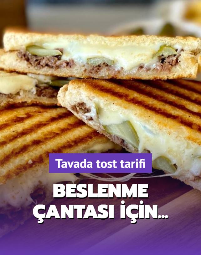 ocuklar iin beslenme antalarna uygun tarif! Tavada tost tarifi: tr lezzet