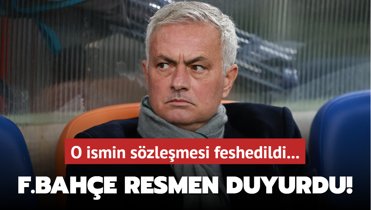 Fenerbahe resmen duyurdu! O ismin szlemesi feshedildi...