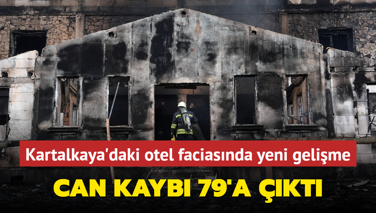 Kartalkaya'daki otel faciasnda yeni gelime: Can kayb 79'a kt