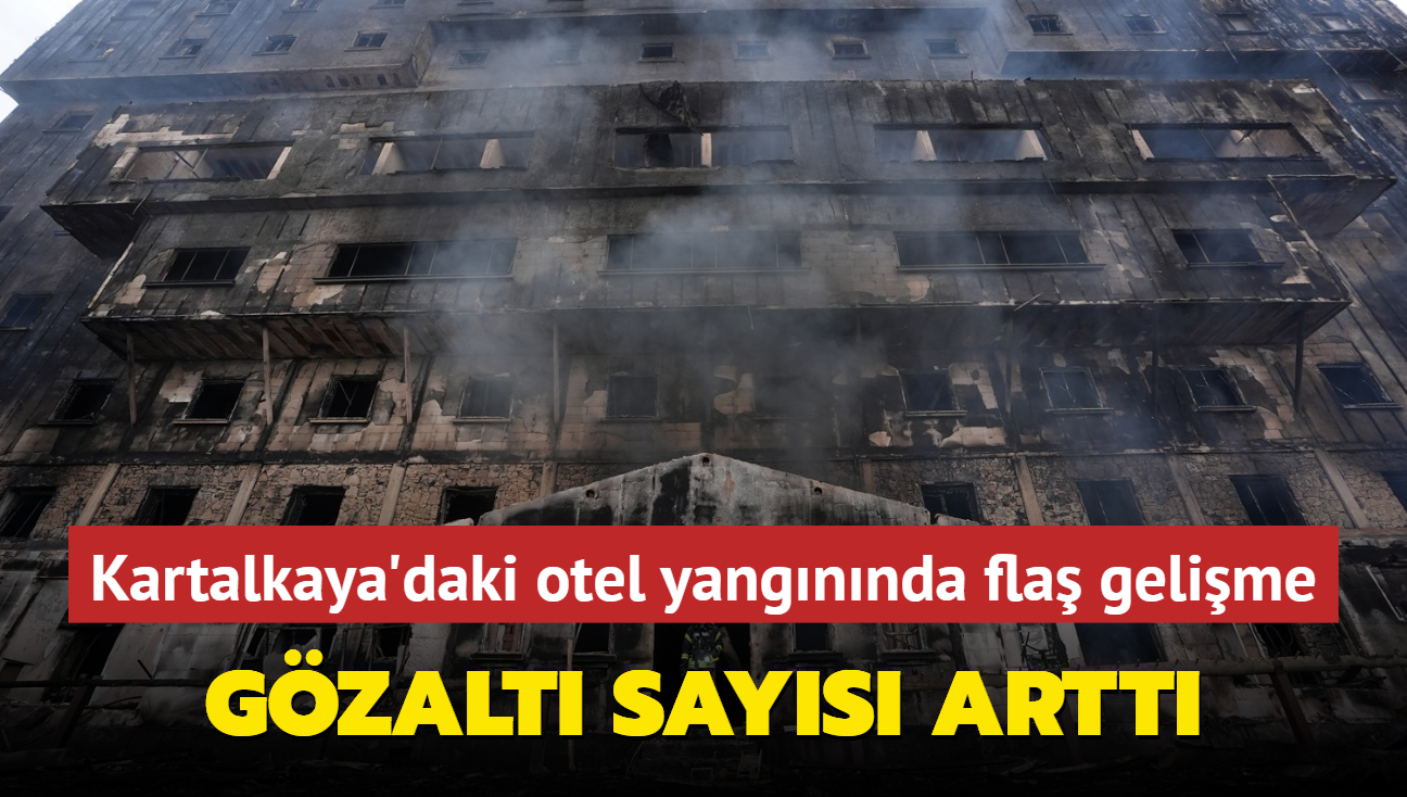 Kartalkaya'daki otel yangnnda fla gelime... Gzalt says artt