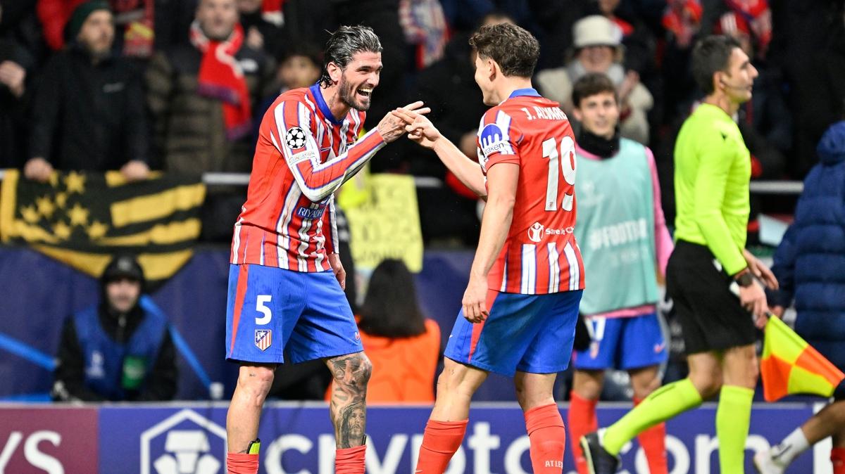 10 kii Atletico Madrid, Leverkusen karsnda geriden gelerek kazand