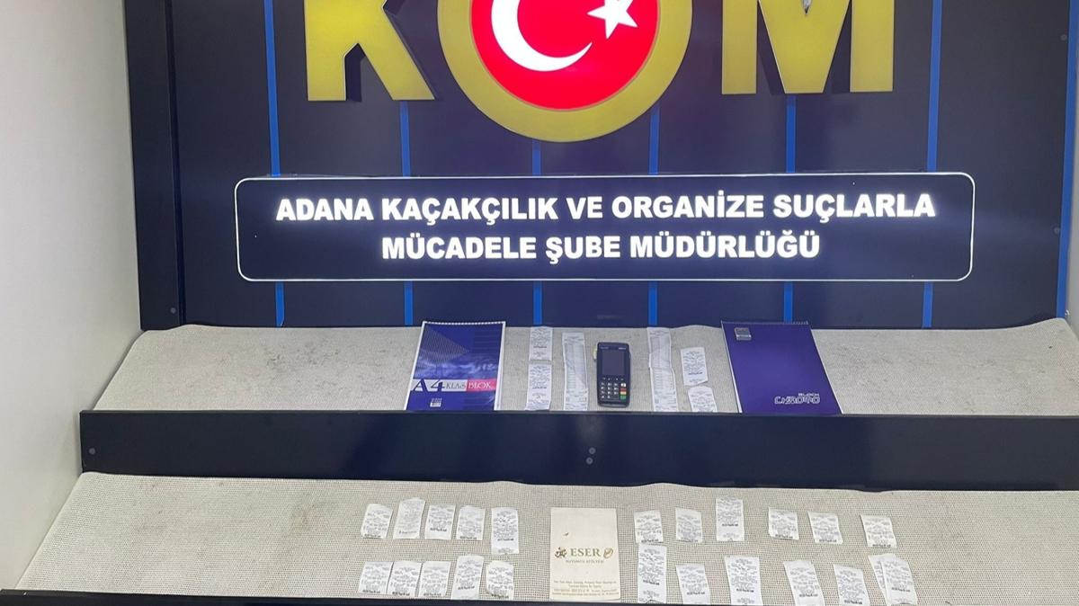 Adana'da tefecilik operasyonu: 2 gzalt