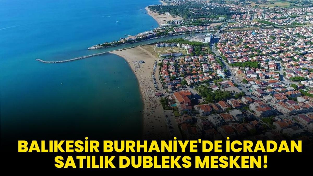 Balkesir Burhaniye'de icradan satlk dubleks mesken!