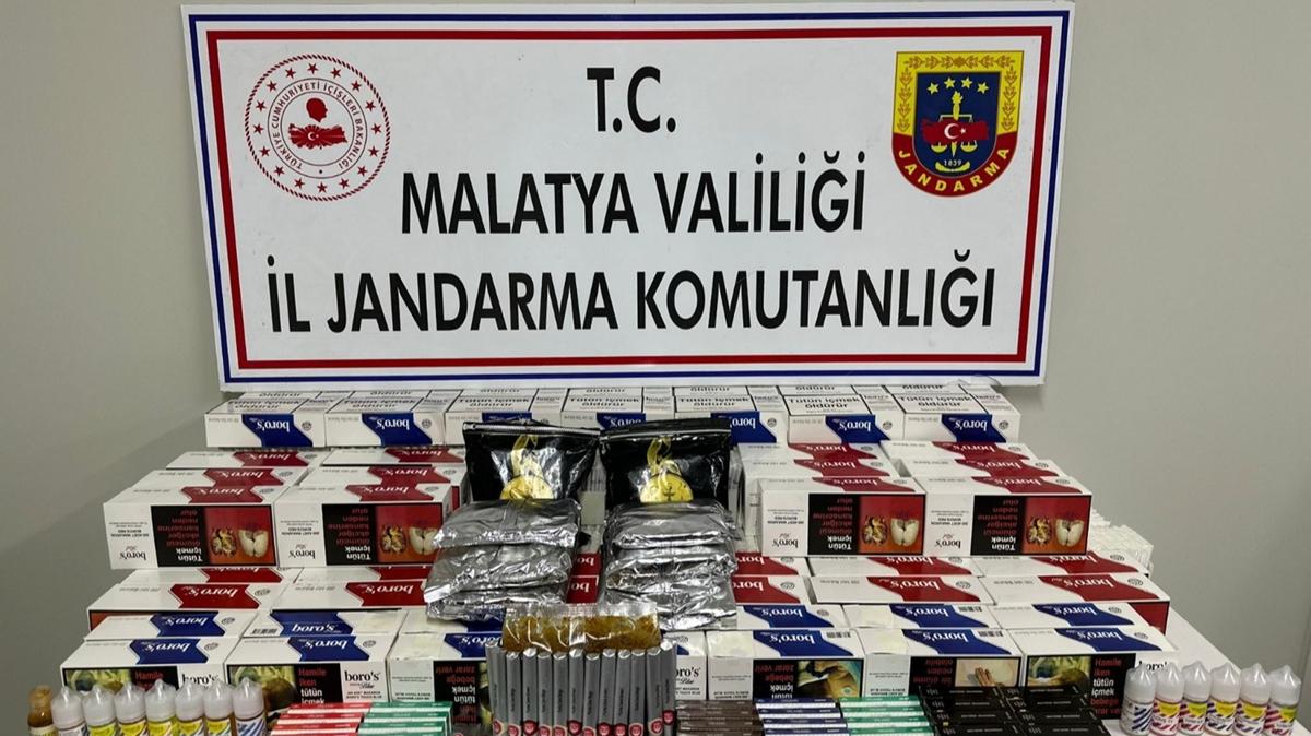 Malatya'da kaaklkla mcadele operasyonu: 2 gzalt