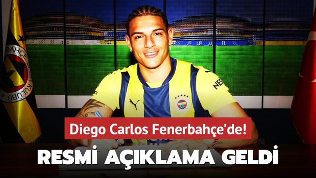 Diego Carlos Fenerbahe'de! Resmi aklama geldi