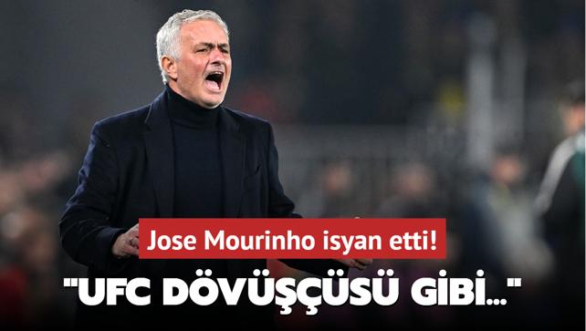 Jose Mourinho isyan etti! "UFC dvs gibi..."