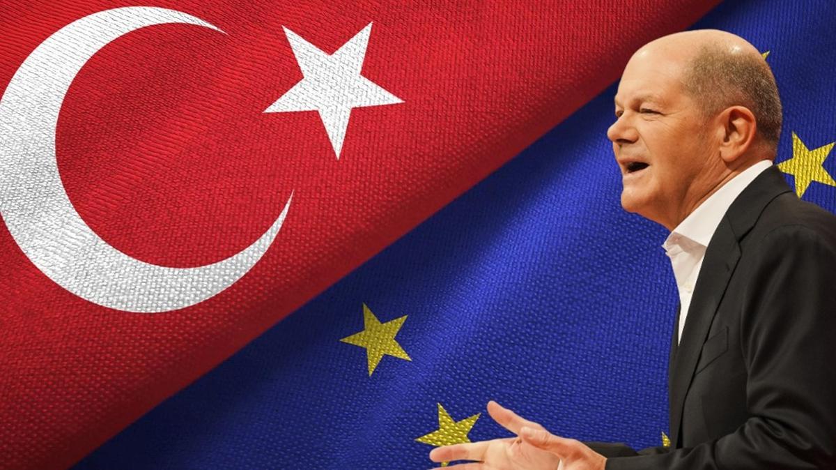 Trkiye-AB ilikilerinde yeni dnem... Scholz: Diyalog srecek