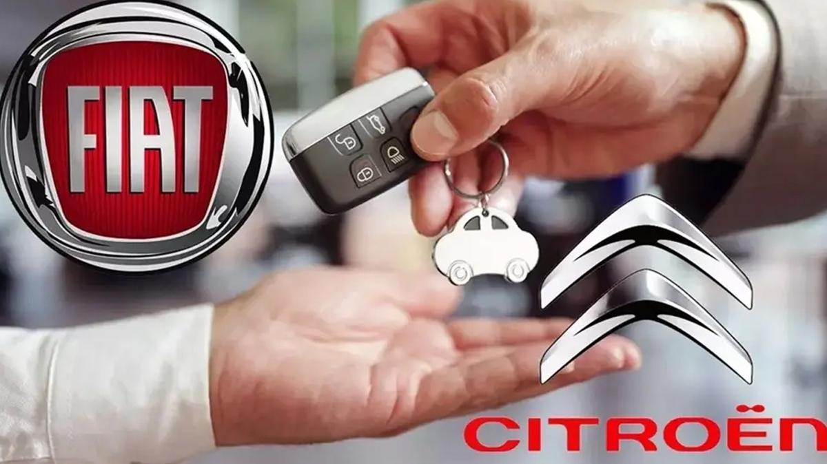 Fiat ve Citroen yapacan yapt! 475.900 TL ve 389.000 TL'den sfr otomobil imkan
