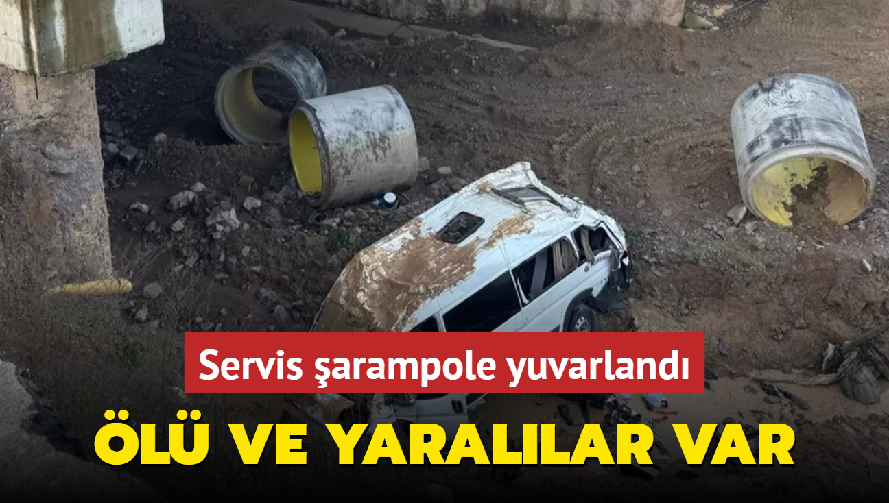 Tuzla'da servis arampole yuvarland: l ve yarallar var