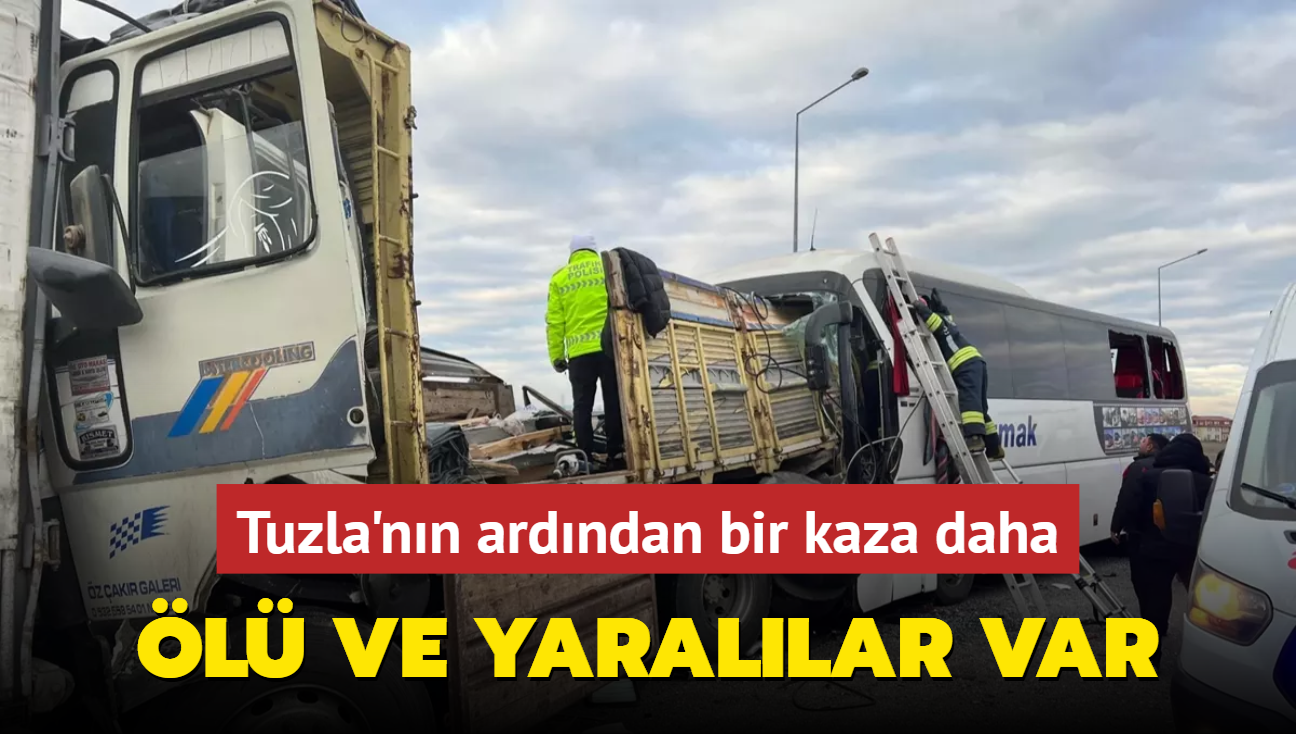 Tuzla'nn ardndan bir kaza daha: l ve yarallar var