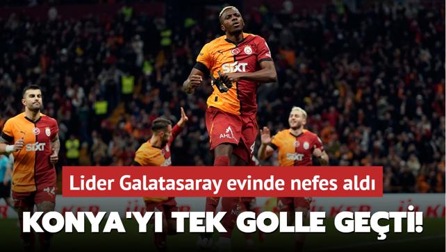 MA SONUCU: Galatasaray 1-0 Konyaspor