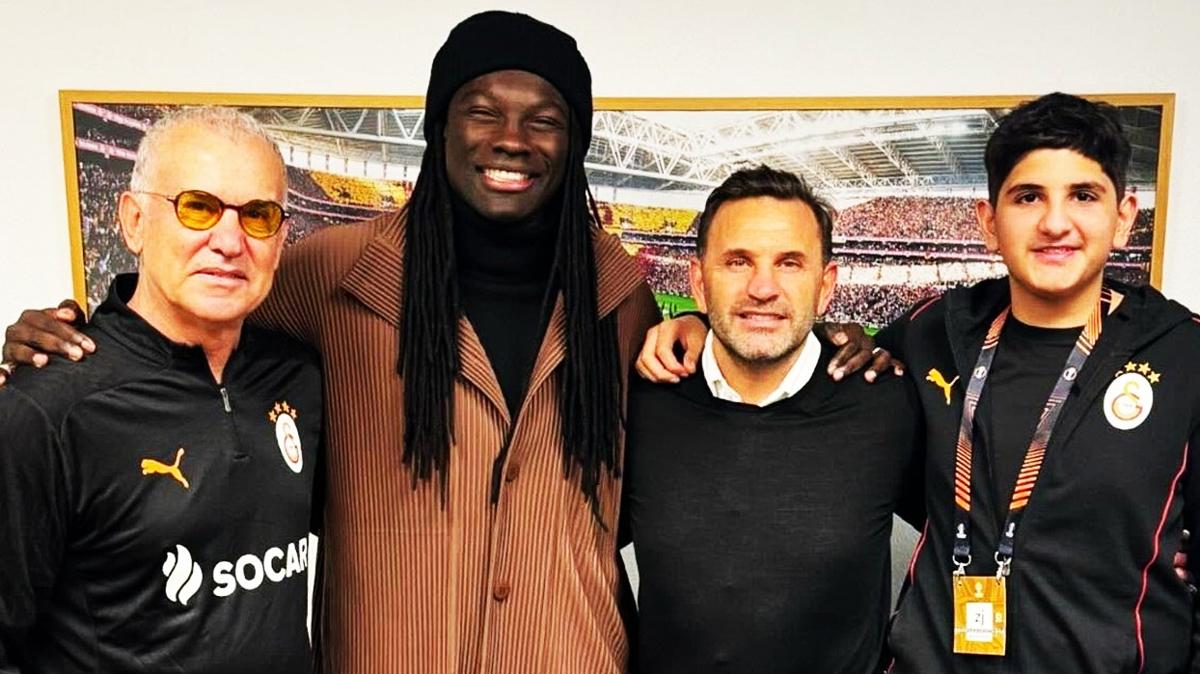 Bafetimbi Gomis, Galatasaray' ziyaret etti