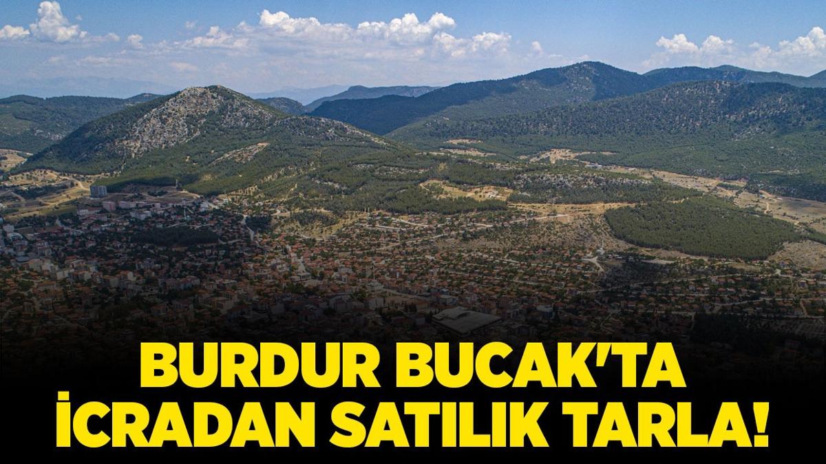 Burdur Bucak'ta icradan satlk tarla!