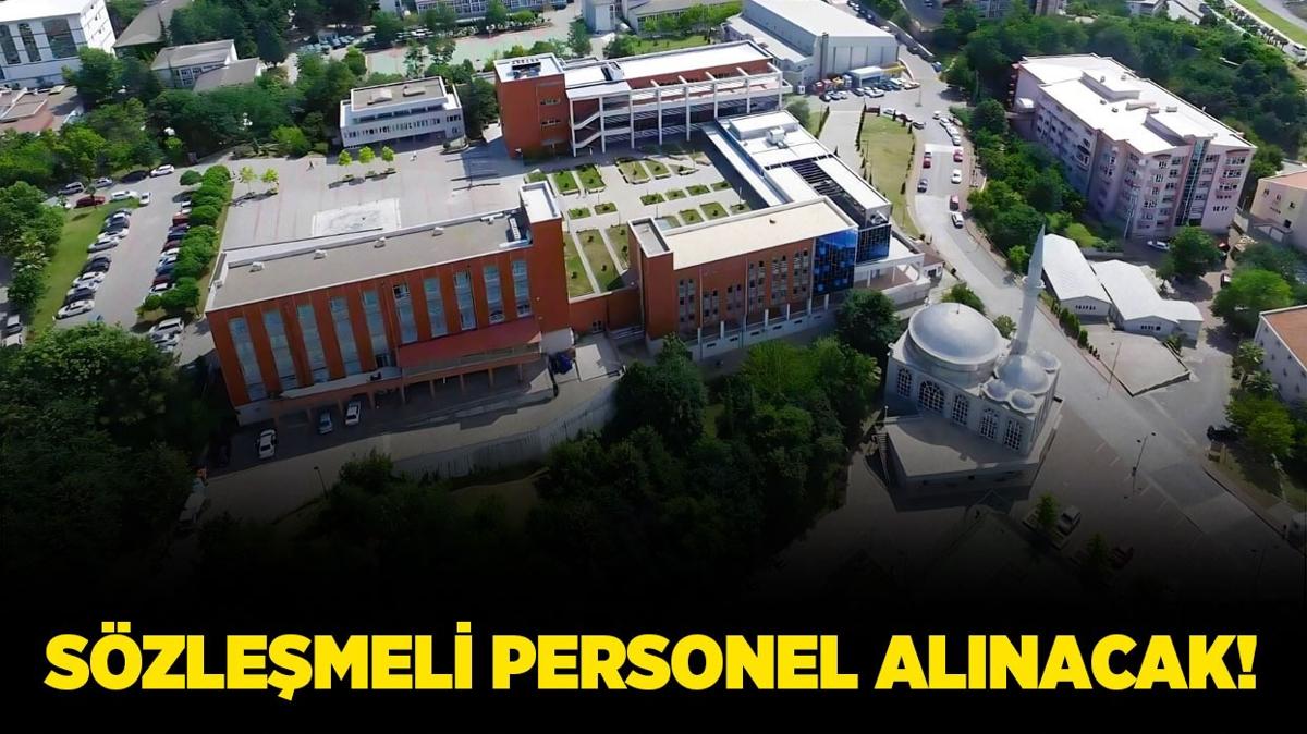 Zonguldak Blent Ecevit niversitesi 8 Szlemeli Personel alacak!