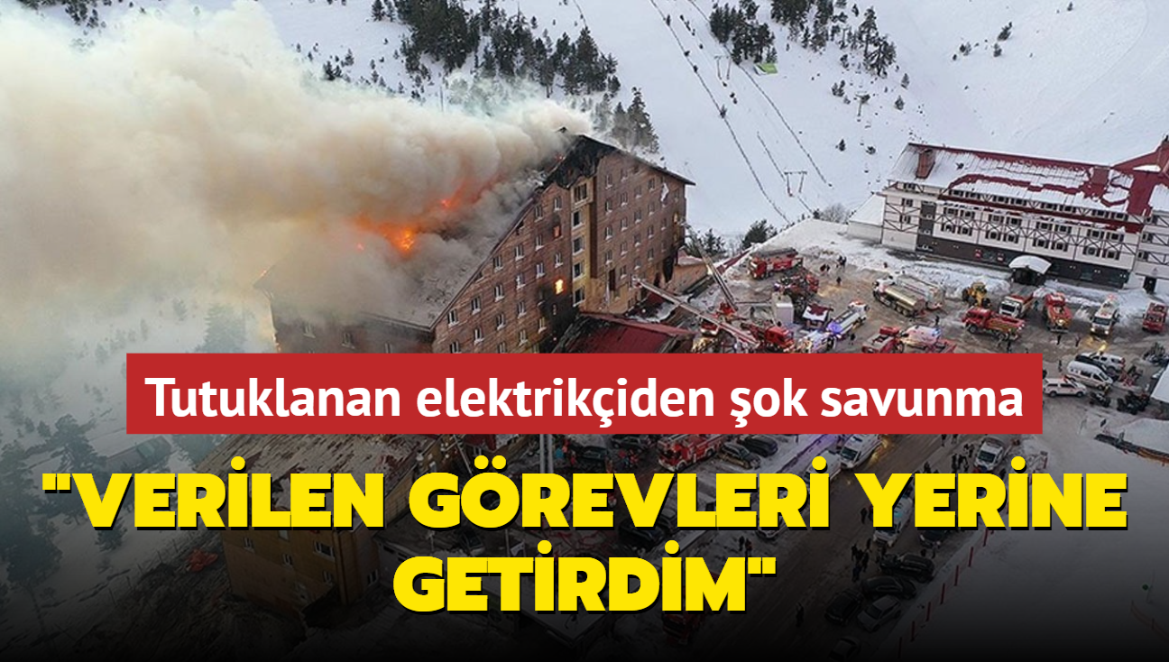 Tutuklanan elektrikiden ok savunma... "Sadece verilen grevleri yerine getirdim"