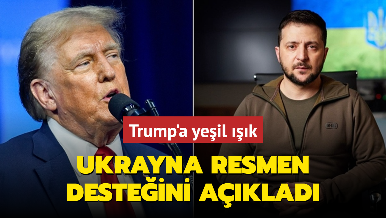 Zelenskiy yeil k yakt: Trump baarl olabilir