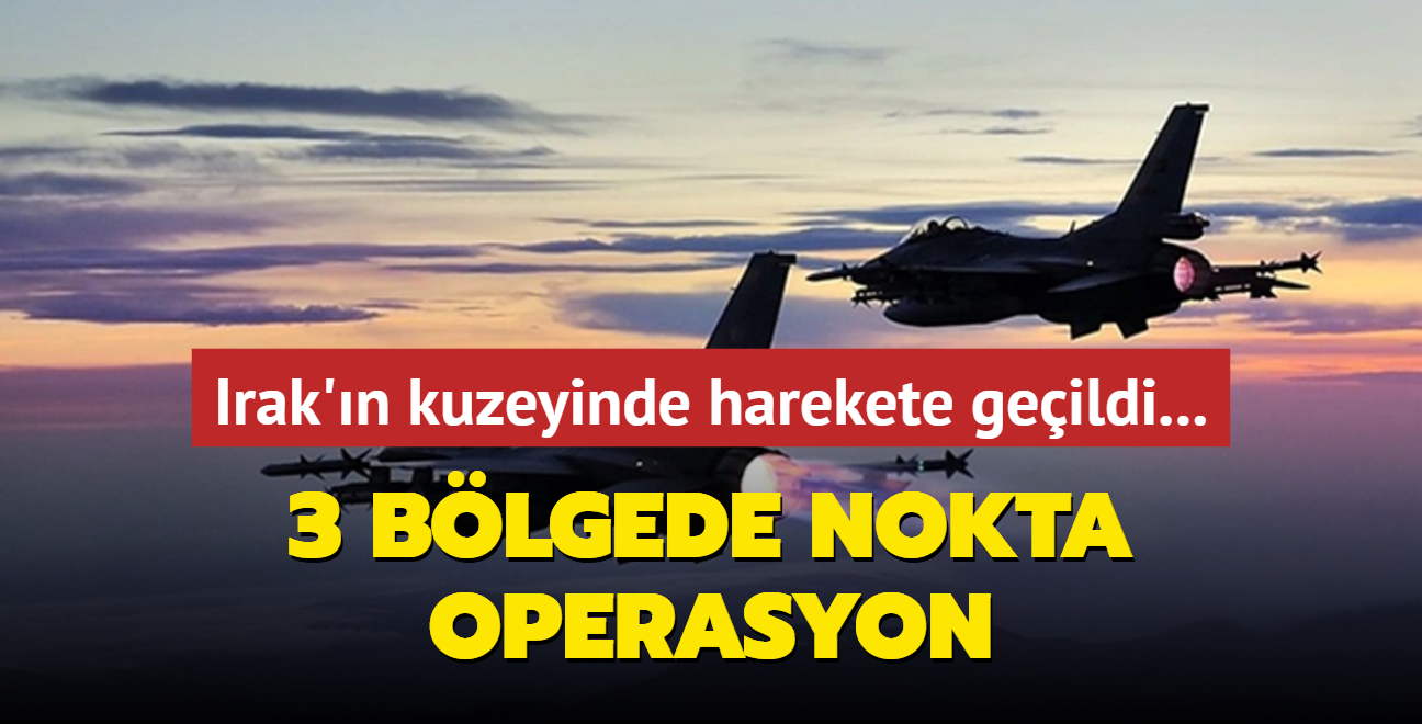 Irak'n kuzeyindeki Hakurk, Gara ve Metina blgelerinde operasyon