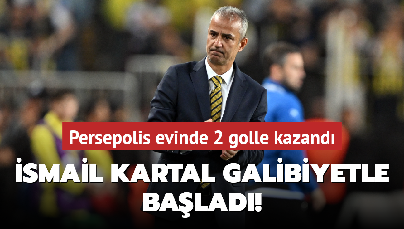 smail Kartal galibiyetle balad! Persepolis evinde 2 golle kazand