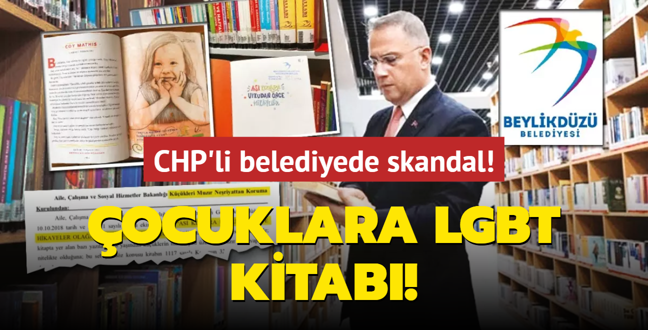 CHP'li belediyenin ocuk ktphanesinde LGBT kitab