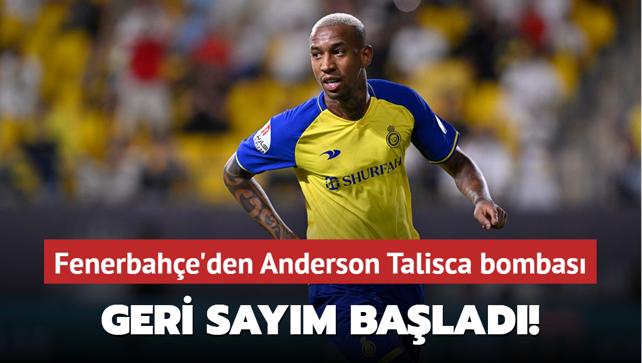 Geri saym balad! Fenerbahe'den Anderson Talisca bombas