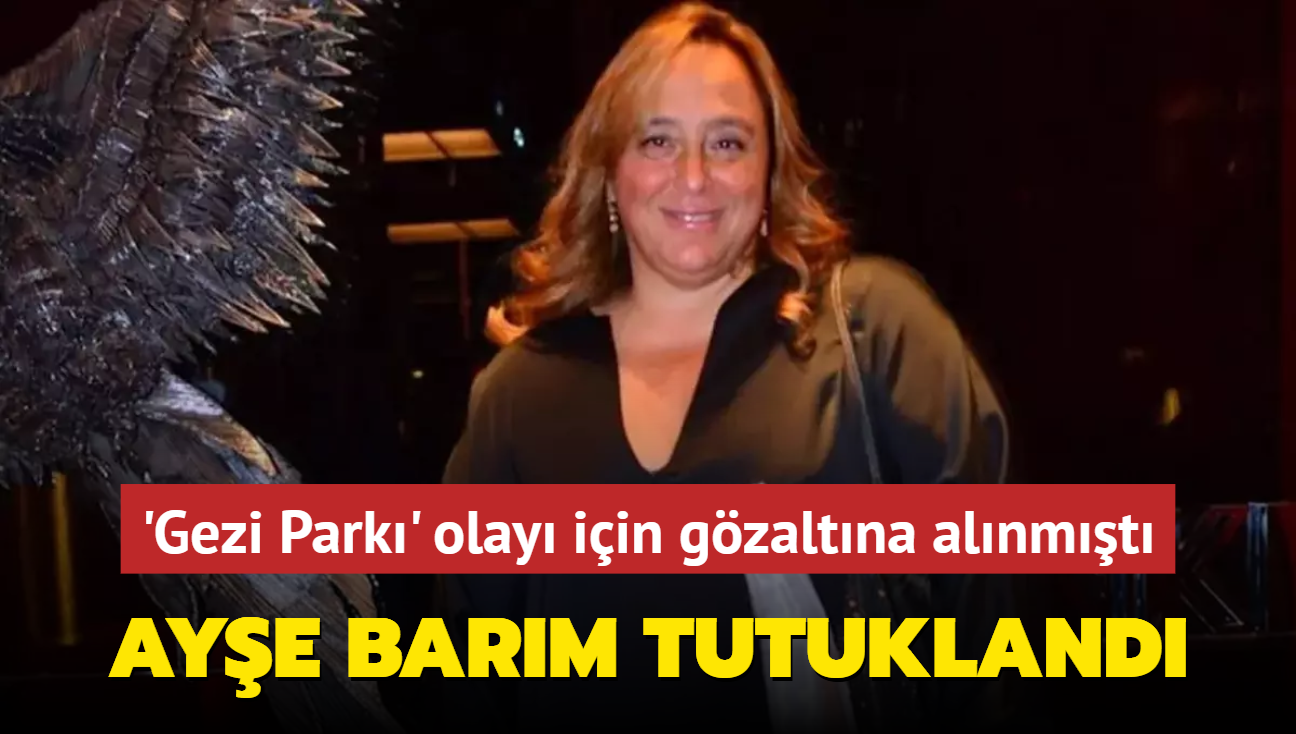 Gezi Park soruturmasnda gzaltna alnmt: Aye Barm tutukland