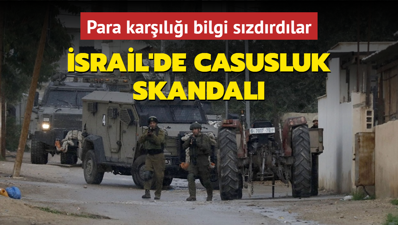 srail'de casusluk skandal... Para karl bilgi szdrdlar