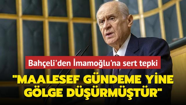 MHP Lideri Baheli'den mamolu'na sert tepki: Maalesef gndeme yine glge drmtr