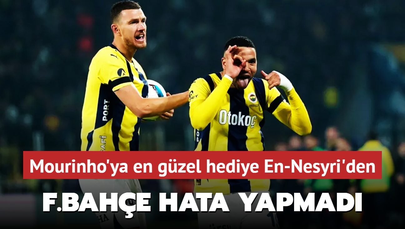 Mourinho'ya en gzel hediye En-Nesyri'den