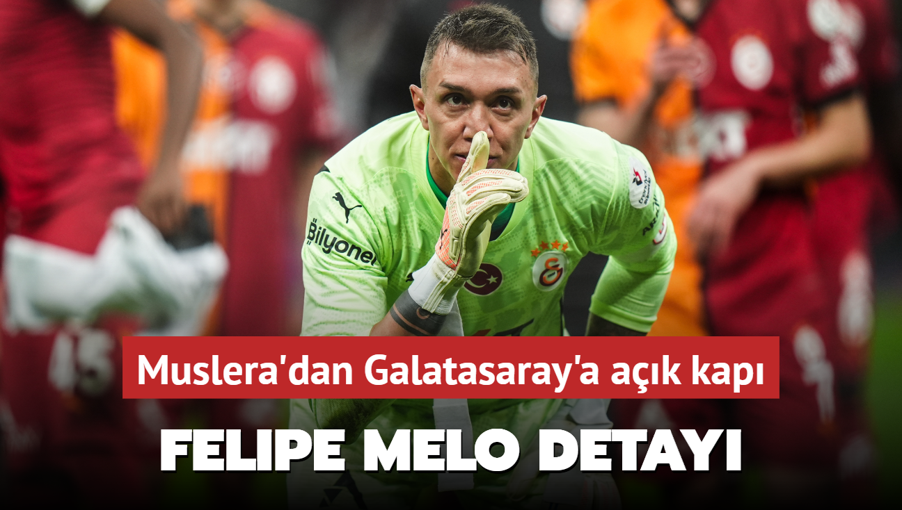 Muslera'dan Galatasaray'a ak kap! arpc Felipe Melo detay