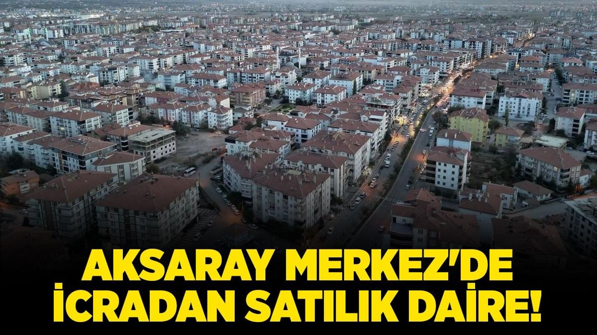 Aksaray Merkez'de 105 metrekare icradan satlk daire!