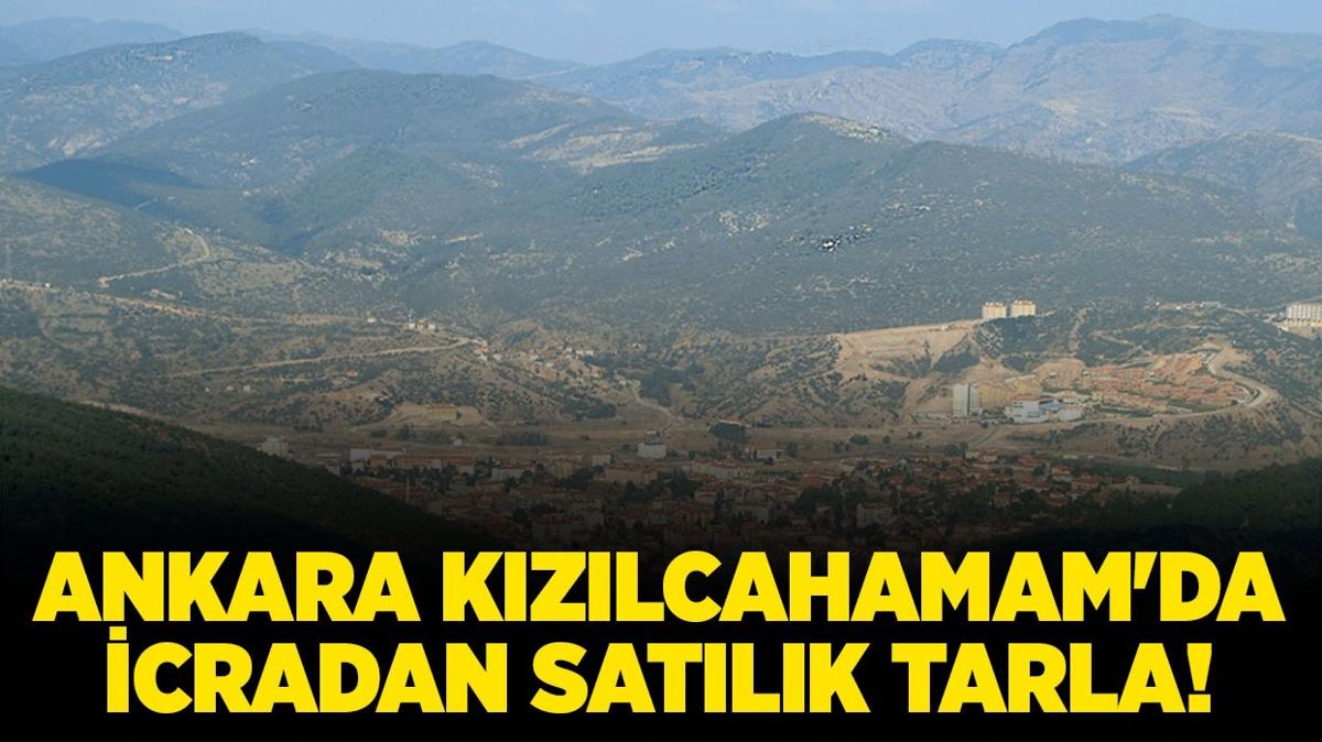 Ankara Kzlcahamam'da icradan satlk tarla!