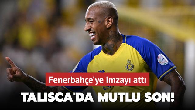 Talisca'da mutlu son! Fenerbahe'ye imzay att