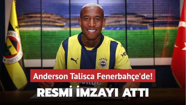 Anderson Talisca Fenerbahe'de! Resmi imzay att