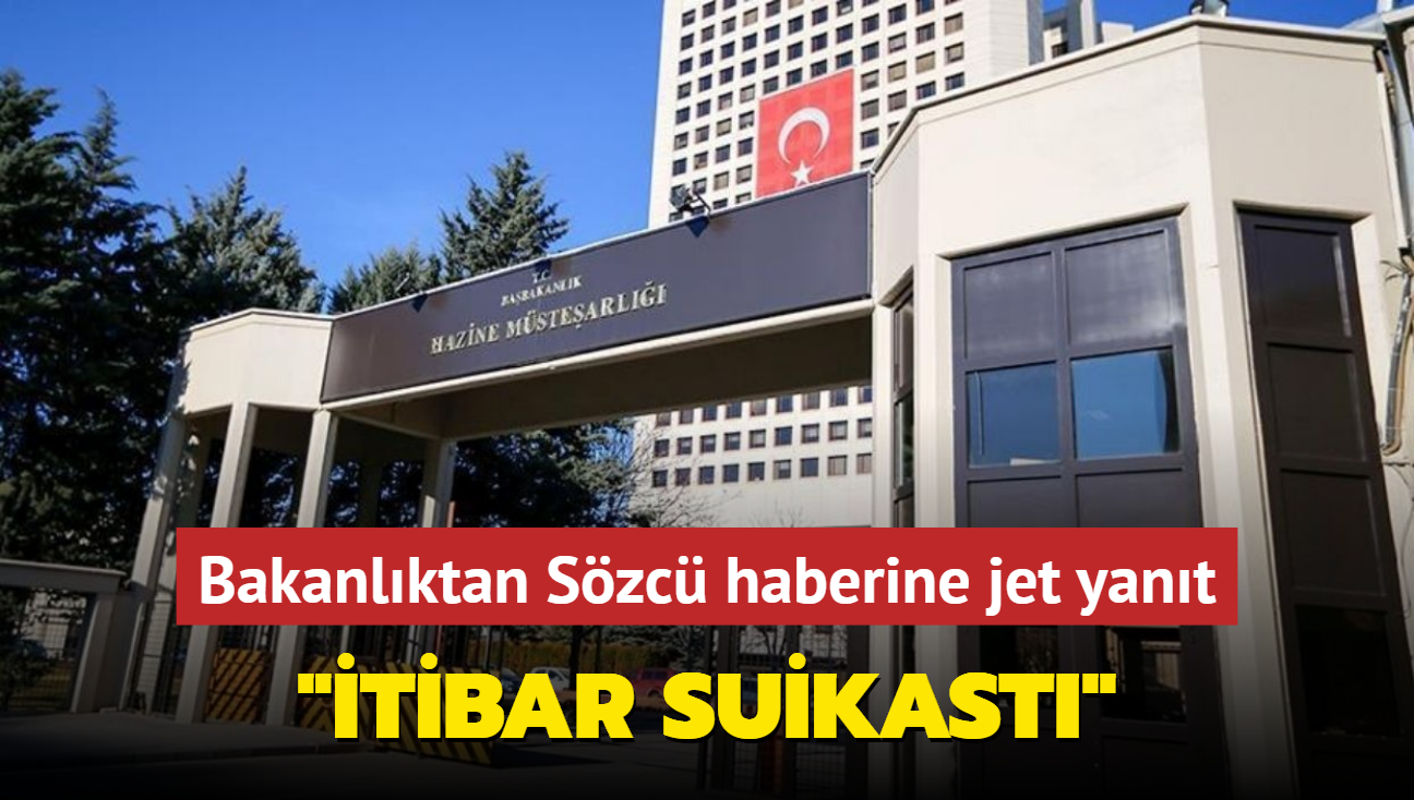 Bakanlktan Szc haberine jet yant: tibar suikastlna soyunan Szc'y knyoruz