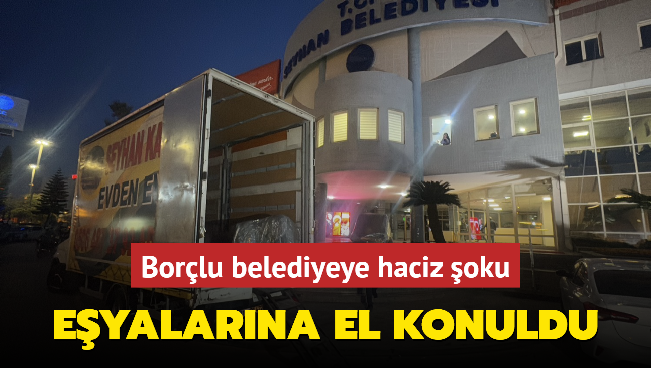 Borlu belediyeye haciz oku: Eyalarna el konuldu