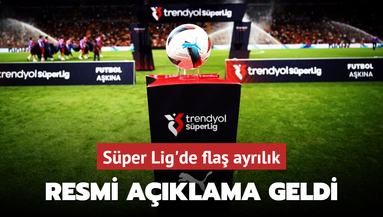 Resmi aklama geldi! Teknik direktr ile yollar ayrld