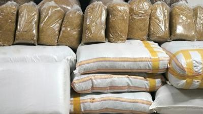 Krehir'de 700 kilogram kaak ttn ele geirildi