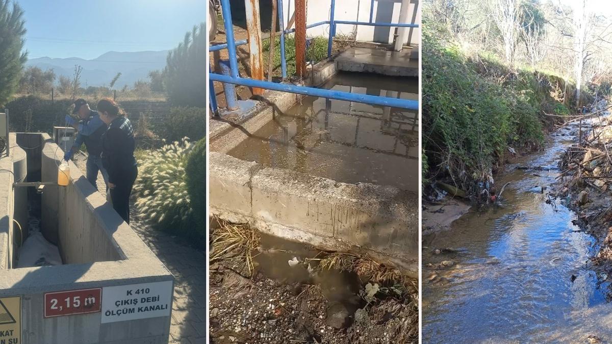 zmir Bykehir'den Krfez'e amur, dereye atk su... ZSU'ya 6 ihlalle ilgili ceza yad