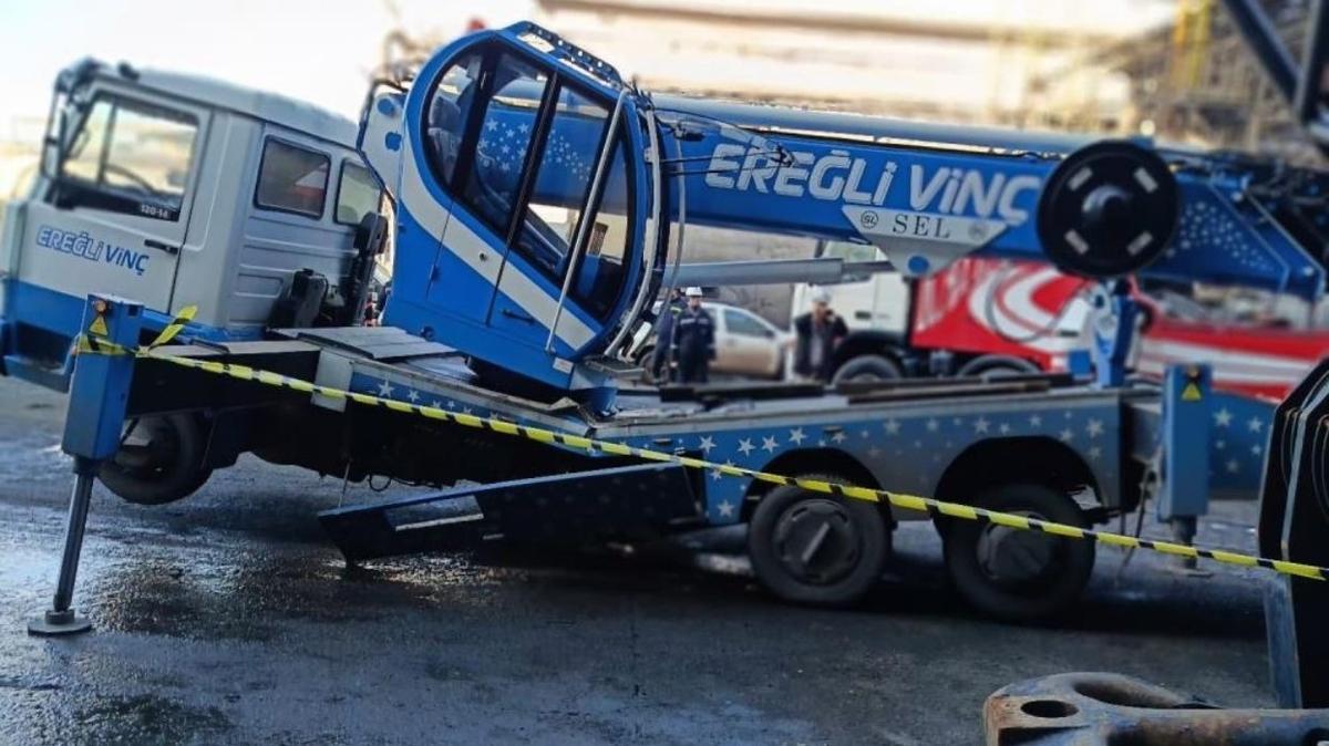 Korkun i kazas! Vin iilerin zerine devrildi