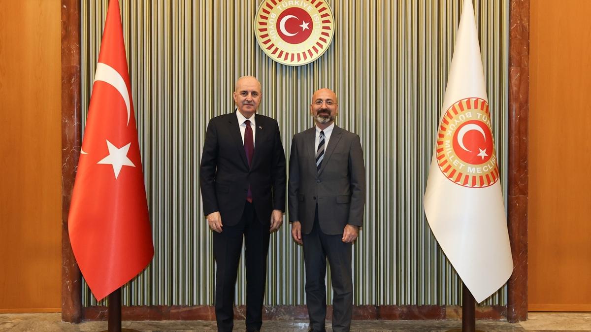 TBMM Bakan Kurtulmu, Trkiye Maarif Vakf Bakan ile grt