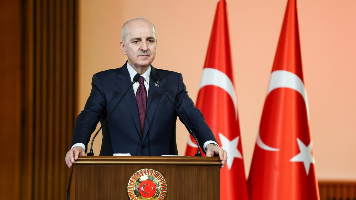 TBMM Bakan Kurtulmu'tan Misak- Milli mesaj