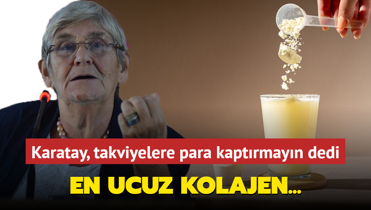 Canan Karatay uyard: Kolajen haplarna para kaptrmayn! Onun yerine 1 kak...