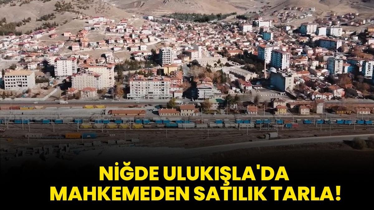 Nide Ulukla'da mahkemeden satlk tarla!