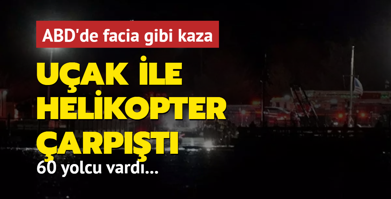 ABD'de facia gibi kaza: Uak ile helikopter arpt