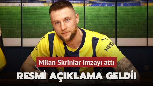 Resmi aklama geldi! Milan Skriniar imzay att