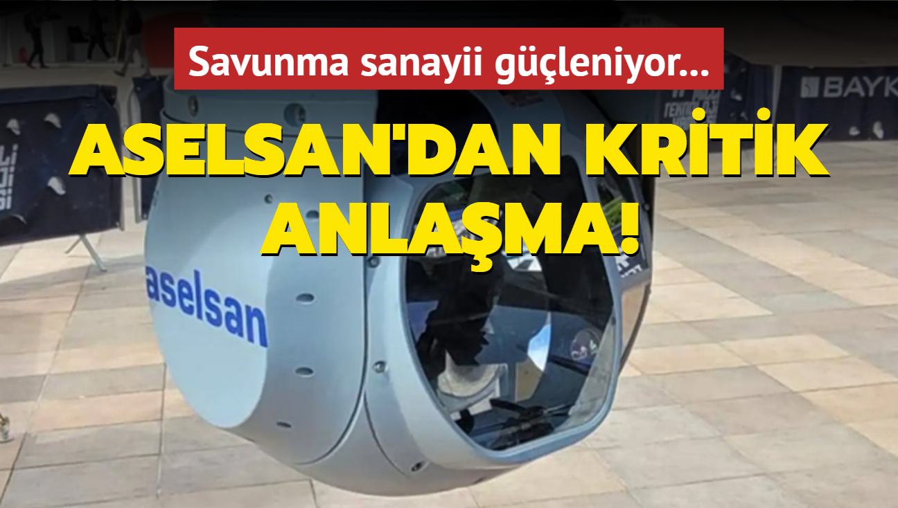 Savunma sanayii gleniyor... ASELSAN'dan kritik anlama!