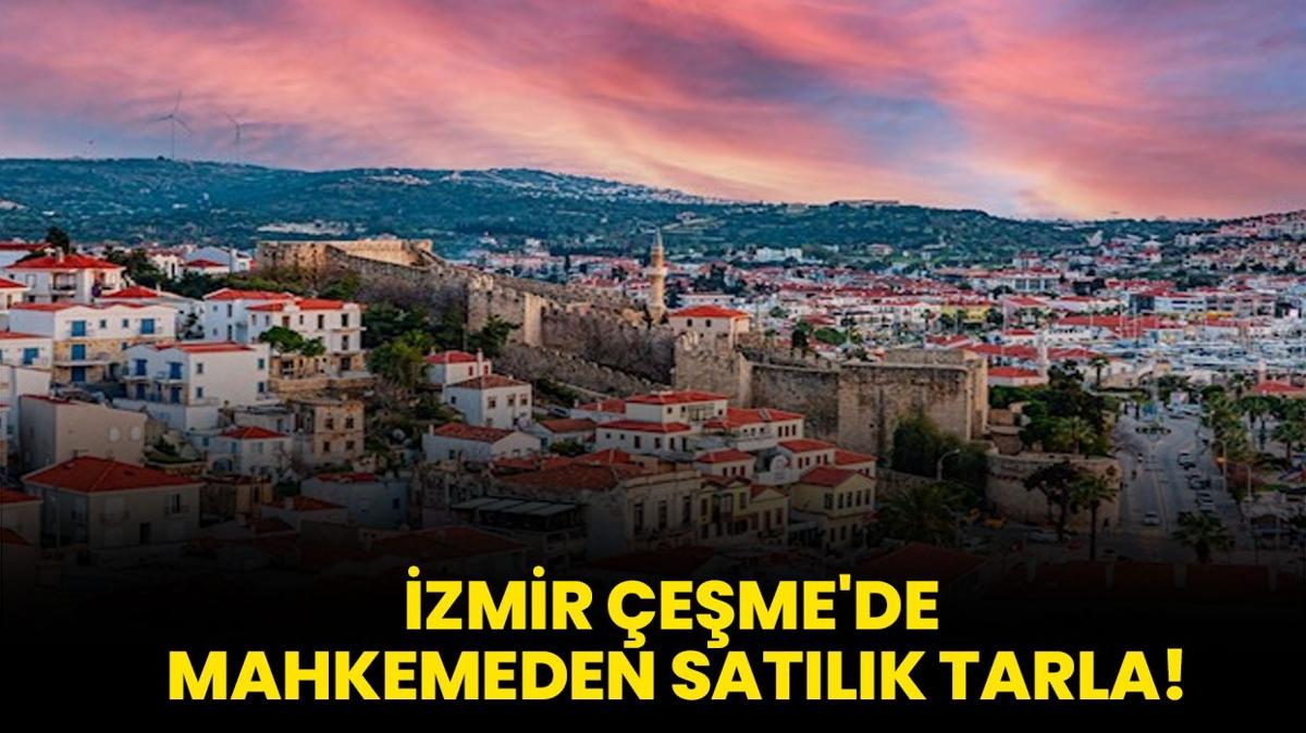 zmir eme'de mahkemeden satlk tarla!