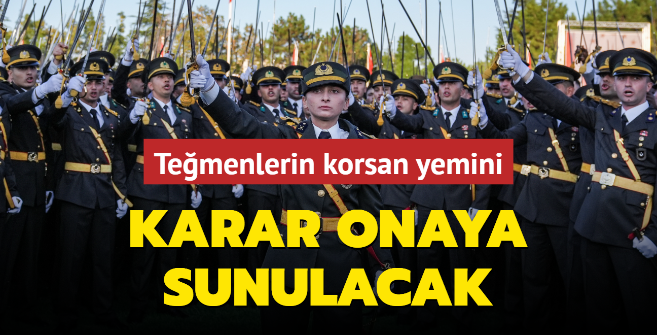 Temenlerin korsan yemini: Karar onaya sunulacak